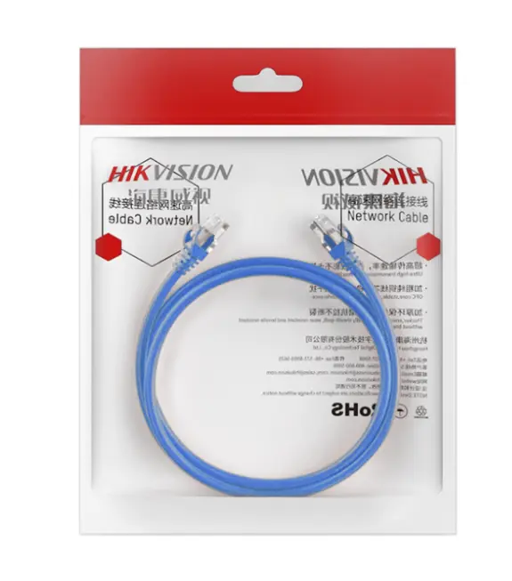 Cable de Parcheo (Patch Cord) / UTP / Cat. 6 (24 AWG ) / 0.50 Metros / Color Azul / Ideal para PoE+ / Interior